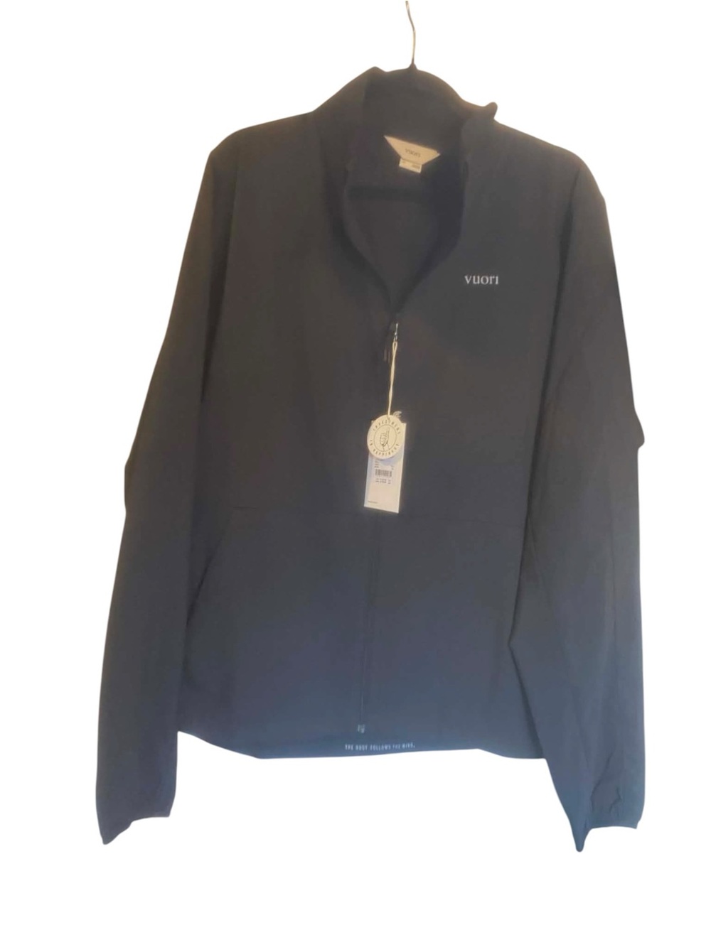 NWT Vuori Men’s Terrain Jacket BLACK Size XL